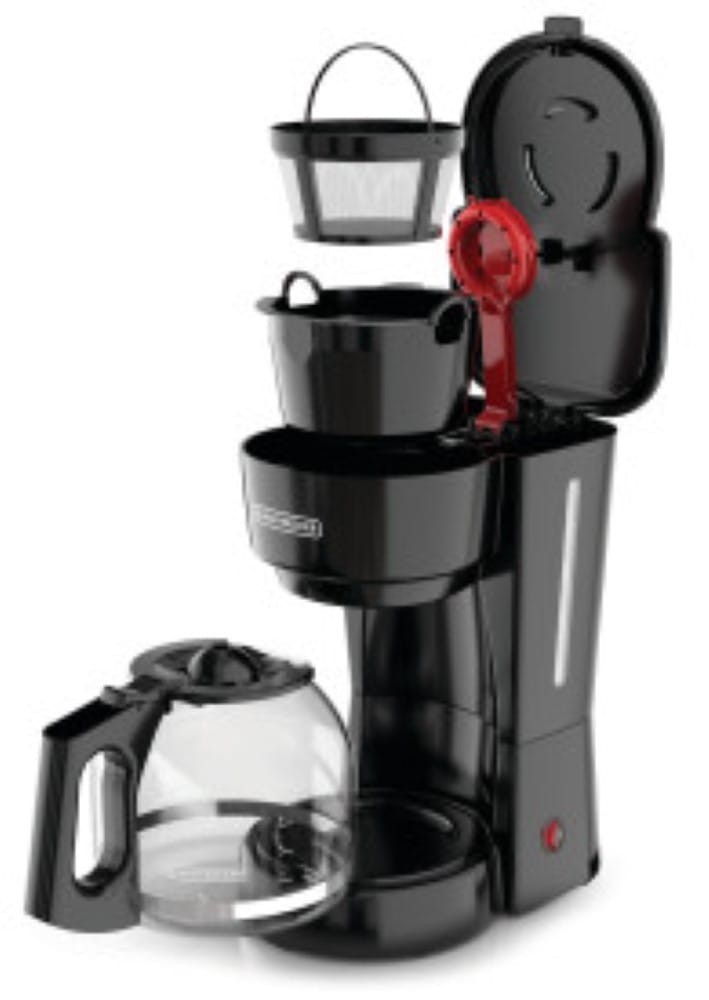 Black+Decker Coffee Maker with Vortex Technology and Permanent Filter, 12  Cups CM0916B - Atbiz USA