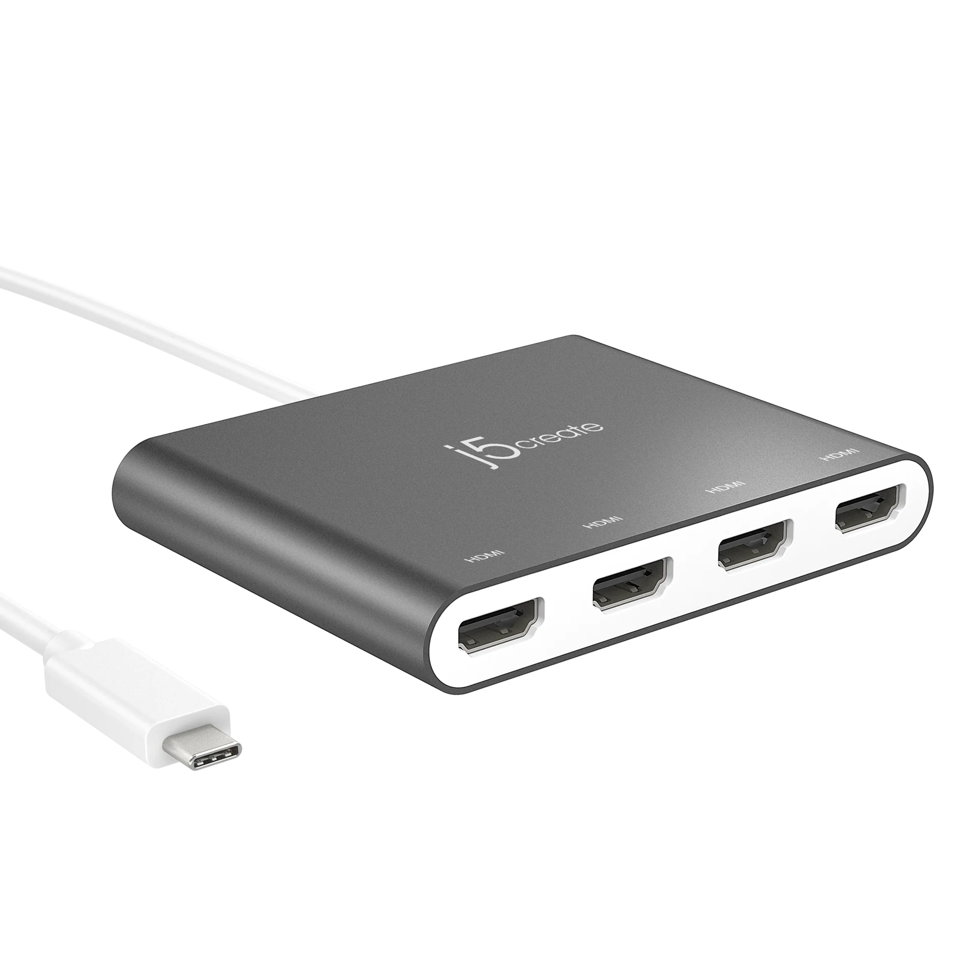 j5create USB-C® to 4-Port HDMI™ Multi-Monitor Adapter - Atbiz USA