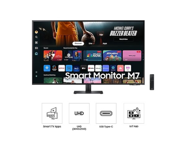 SAMSUNG Monitor inteligente de 43" M7 M70D UHD - Imagen 4