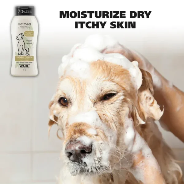 WAHL PET Champú de Avena 710 ml 24 oz 820004T - Imagen 3