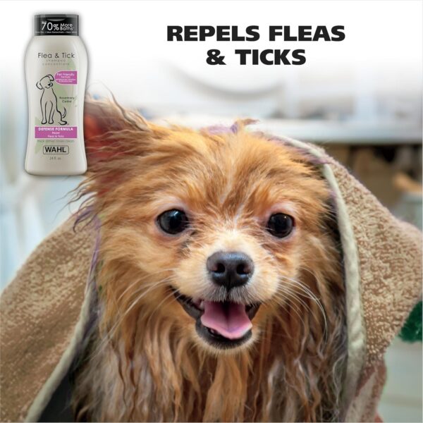 WAHL PET Champú Antipulgas y Garrapatas 710 ml 24 oz 820007A - Imagen 2