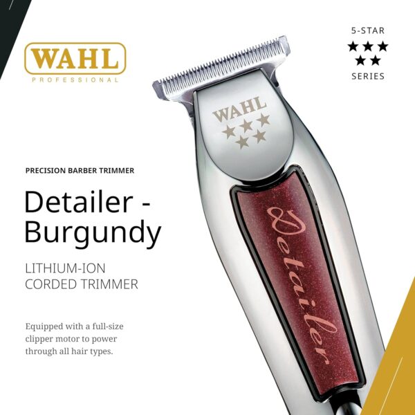 WAHL PROFESSIONAL Trimmer Burgundy 8081 - Image 2