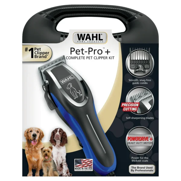 WAHL Pet Clipper + Pet Pro Black & Blue 3023915 - Image 2