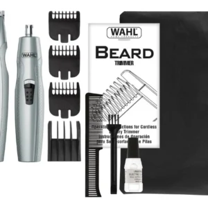 WAHL Kit de Recortadora para Barba, Orejas y Nariz 05606-700