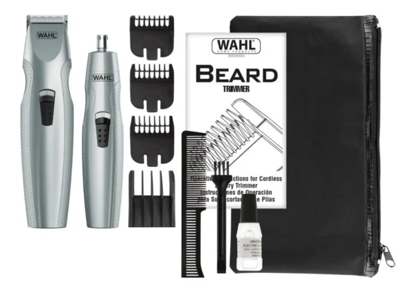 WAHL Kit de Recortadora para Barba, Orejas y Nariz 05606-700