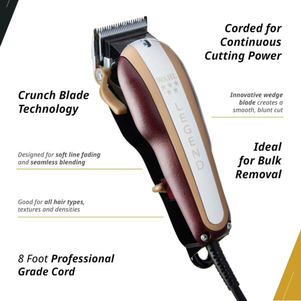WAHL CORTADORA PROFESIONAL INALÁMBRICA LEGEND 8594 - Imagen 2