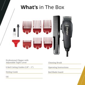WAHL PROFESSIONAL Peine de Estilo Negro 08355-400