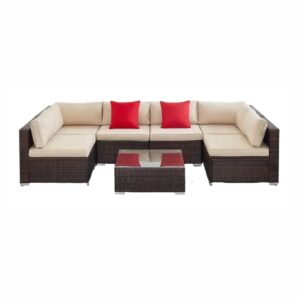 ATBIZ 7PC Outdoor Sofa Set