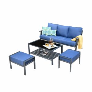 ATBIZ Dossena 4PC Wicker Set