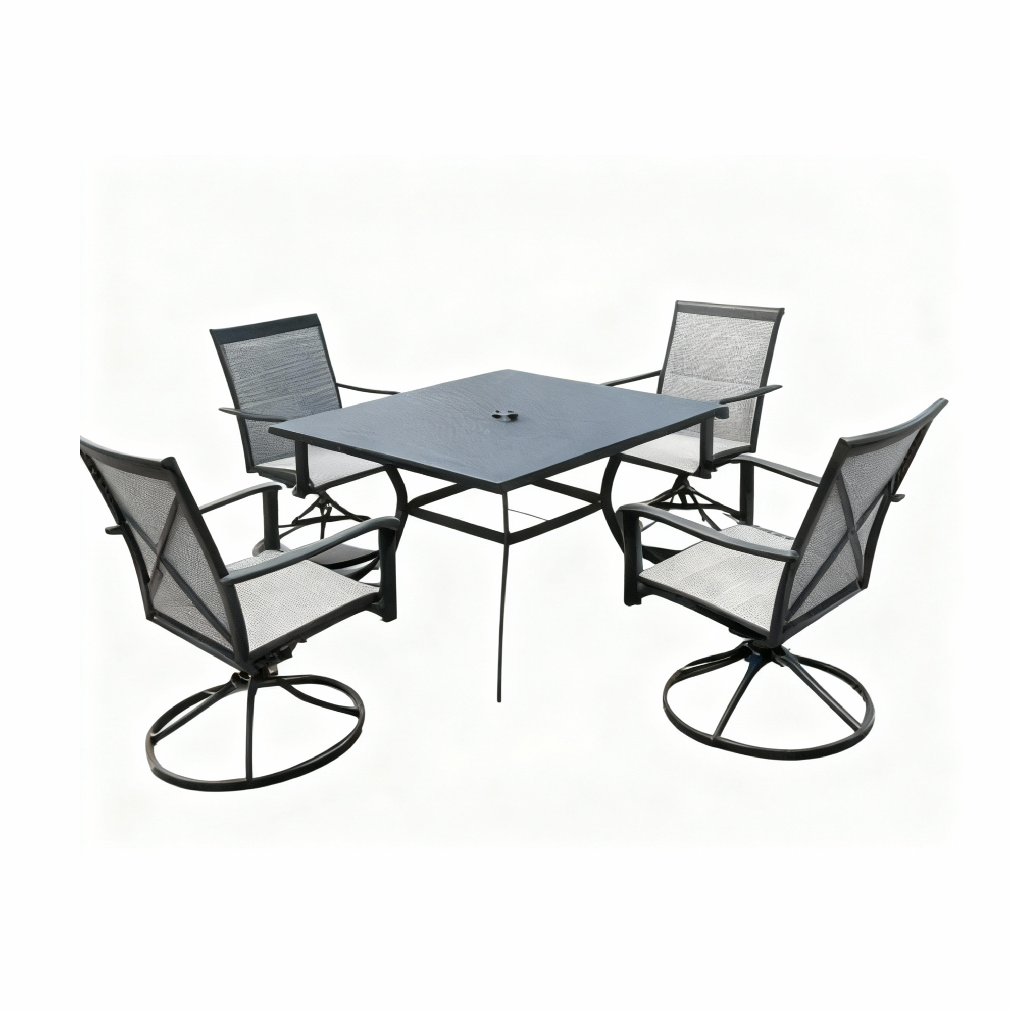 ATBIZ Juego de Comedor de Patio Melrose de 5 Piezas