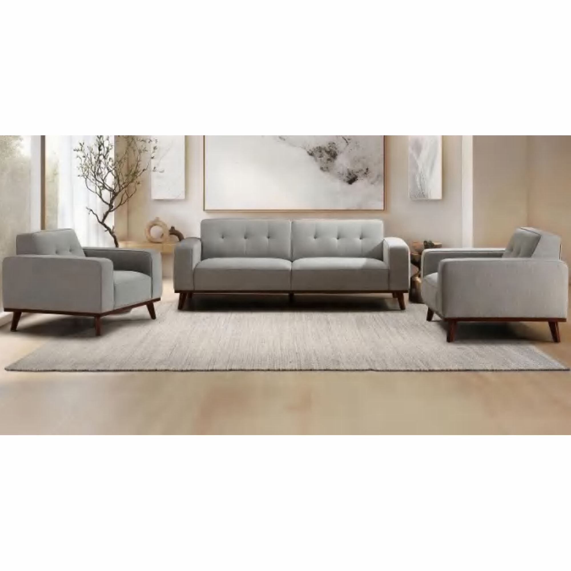 ATBIZ Juego de Sofás Vicenza 1+2+3 - Imagen 2