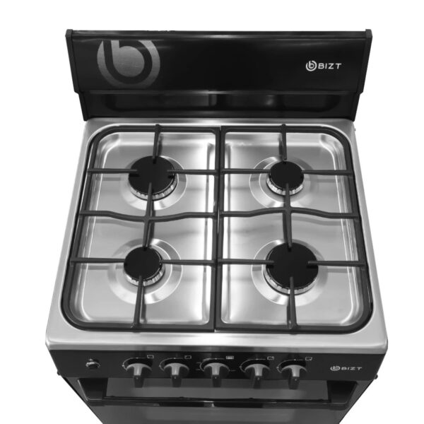 BIZT 24 inch GAS RANGE WITH OVEN BLACK GST2441BCO
