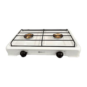 BIZT PORTABLE GAS COUTERTOP STOVE PGST2-WHT