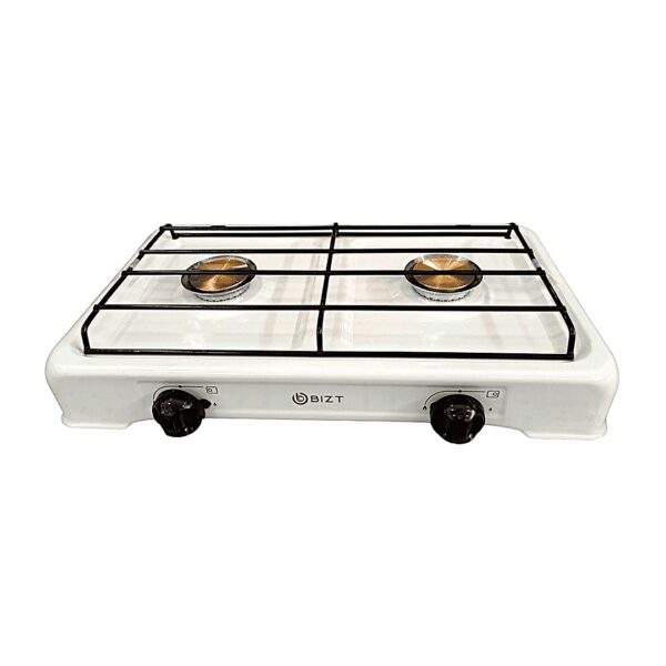 BIZT PORTABLE GAS COUTERTOP STOVE PGST2-WHT