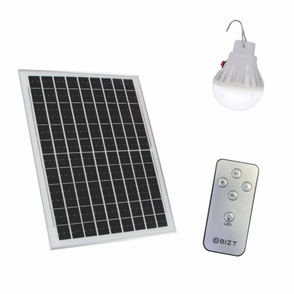 BIZT SOLAR RECHARGEABLE 18 inch STAND FAN BLACK BFS1802BP 2