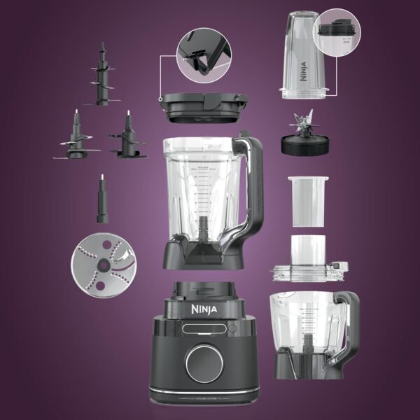 Ninja Detect™ Kitchen System Power Blender Plus Processor Pro with BlendSense™ Technology TB401LAA