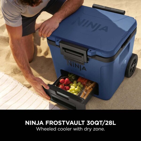 Ninja FrostVault™ 30qt Wheeled Cooler with Cold Dry Zone FB230