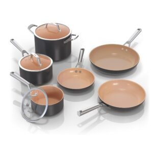 Ninja ® 12pc Extended Life Essential Ceramic Cookware Set CW89900