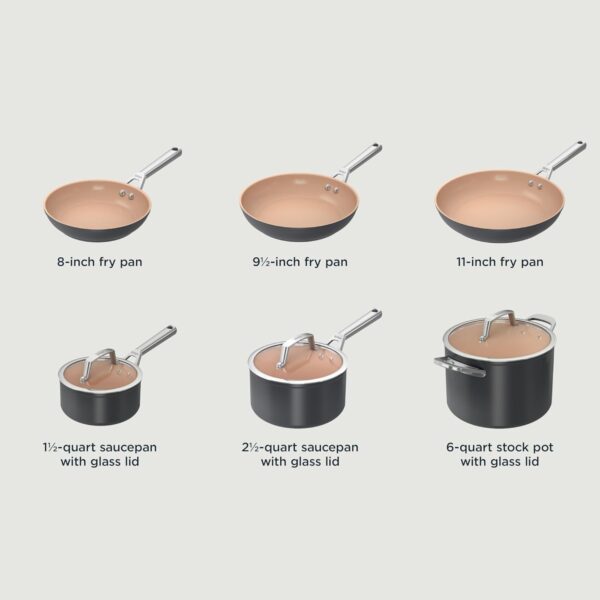 Ninja ® 12pc Extended Life Essential Ceramic Cookware Set CW89900