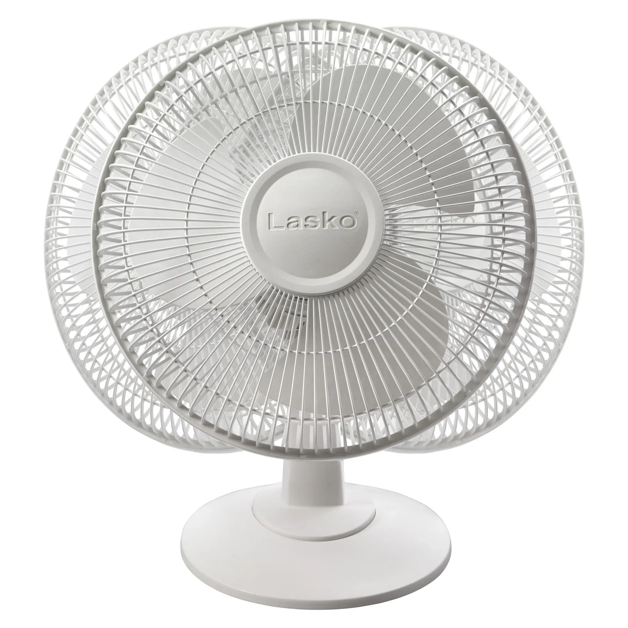 Lasko 12" 3-Speed Oscillating Table Fan with Tilt-Back, 2012, White - Image 3