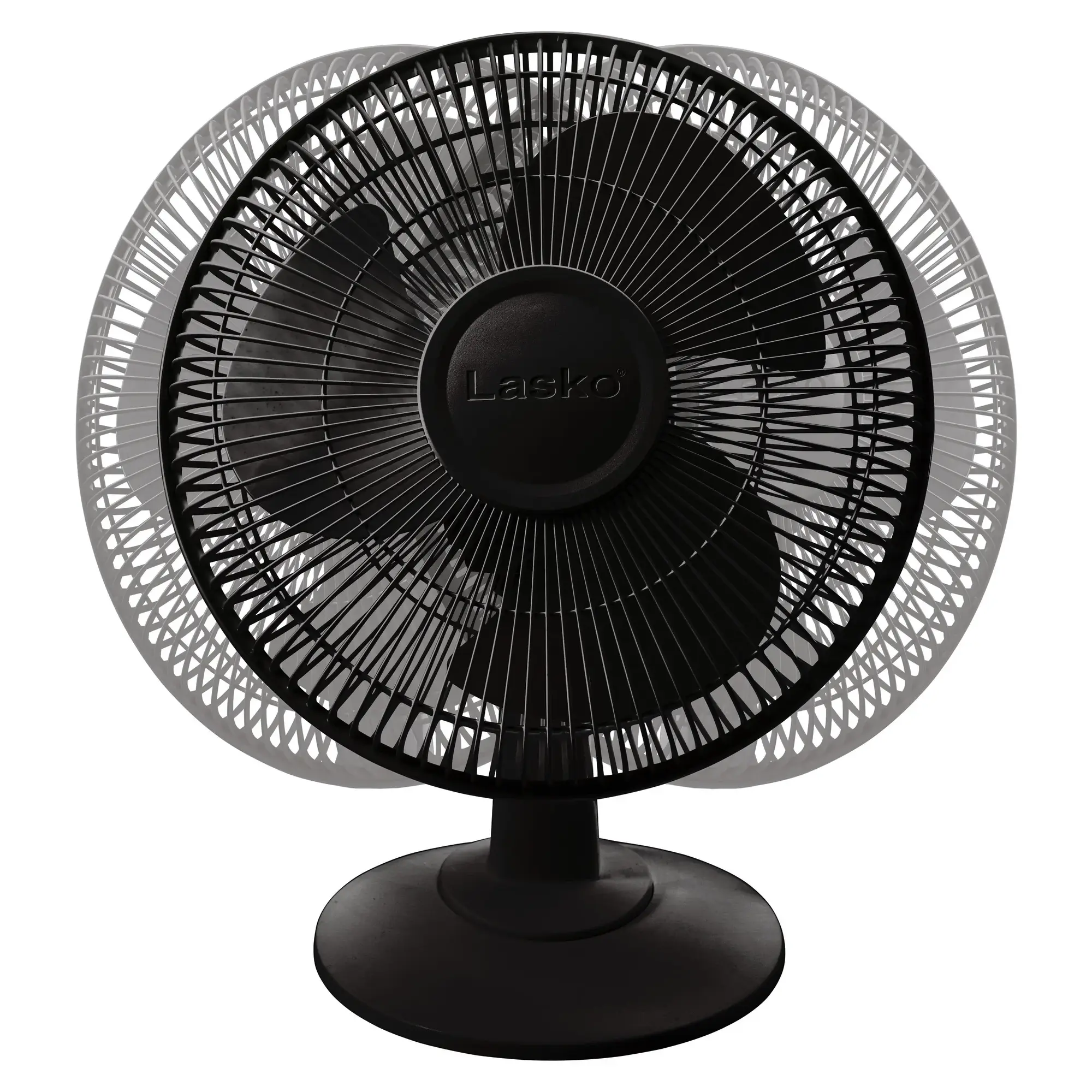 Lasko 12" 3-Speed Oscillating Table Fan with Tilt-back, 2017, Black - Image 4