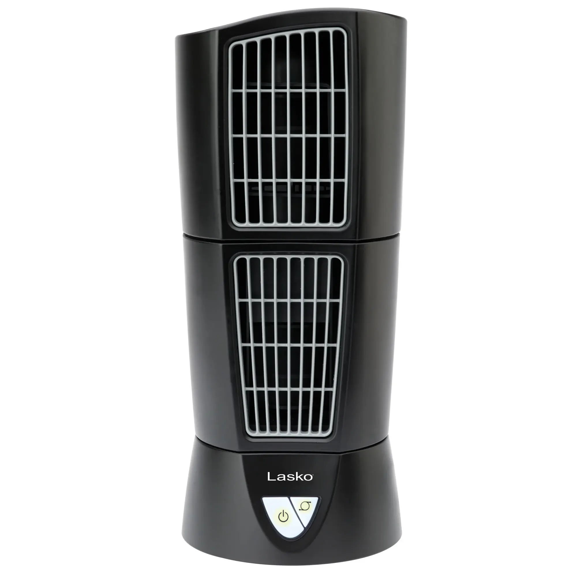 Lasko 14" Desktop Wind Tower 3-Speed Oscillating Table Fan, 4916, Black - Image 2