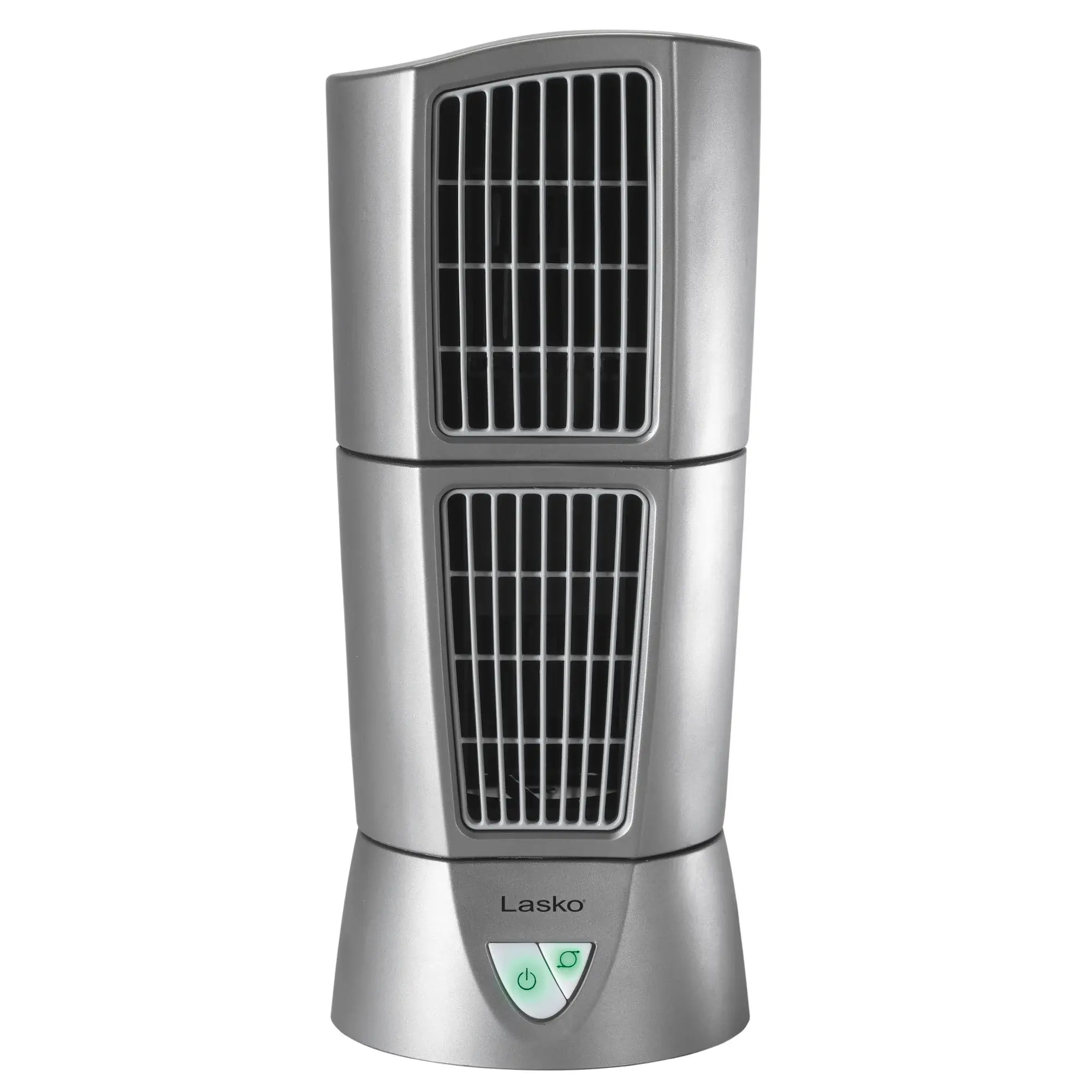 Lasko 14" Platinum Desktop Wind Tower 3-Speed Oscillating Table Fan, 4910, Gray - Image 2
