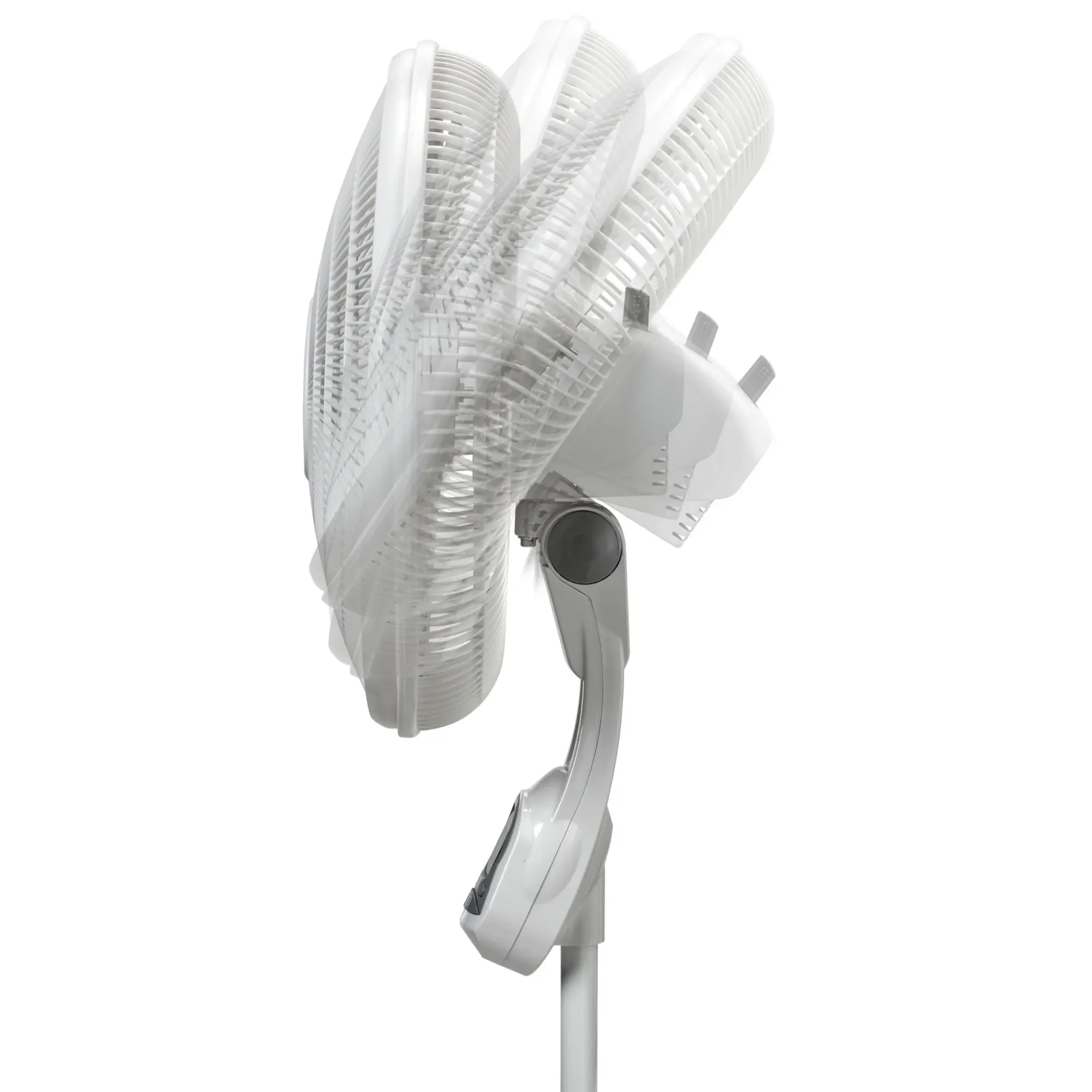 Lasko 16" 3-speed Pedestal Fan with Remote & Timer (white, model 1646) - Image 5