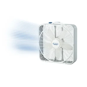 Lasko Ventilador Box Weather-Shield Performance 20" 3 Velocidades 3720 Blanco