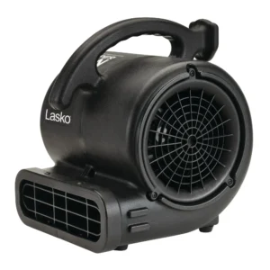 Lasko Ventilador Air Mover Super Fan Max de Piso 3 Velocidades con Tomas SF-20-BK Negro