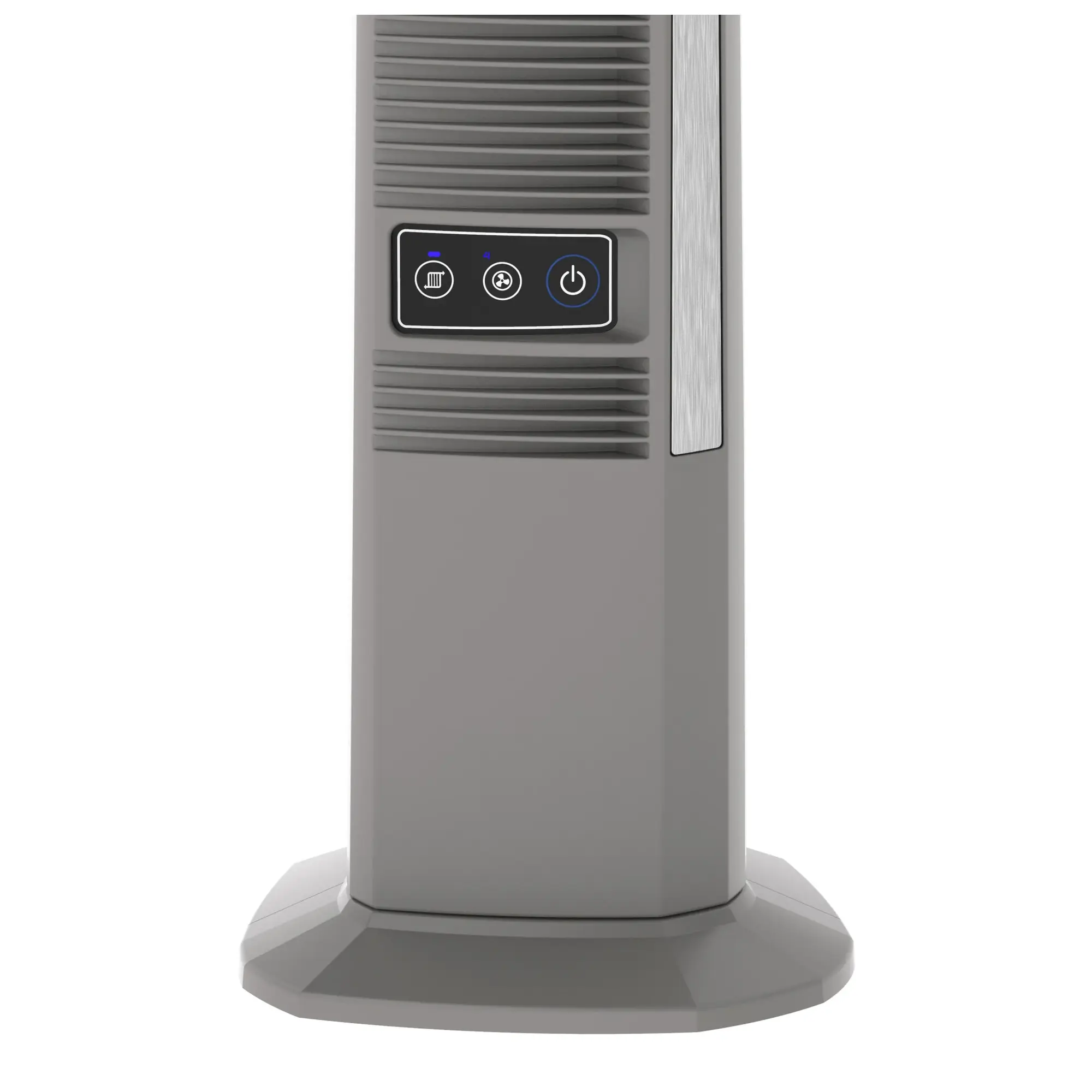 Lasko 42" 4-Speed Oscillating Outdoor Tower Fan with 10-Foot Power Cord, YF202, Gray - Image 3