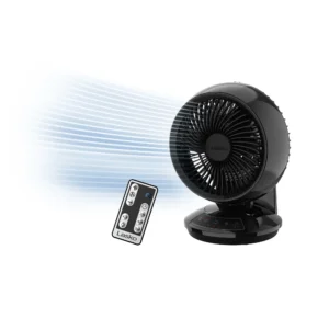 Lasko A12558 Whirlwind 7" Orbital Motion 3-Speed Air Circulator Fan: black