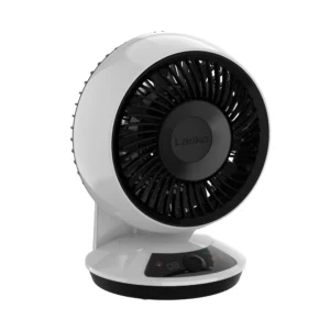 Lasko A12667 Whirlwind EcoQuiet 7" Orbital Motion 12-Speed Air Circulator Fan with Remote Control, White