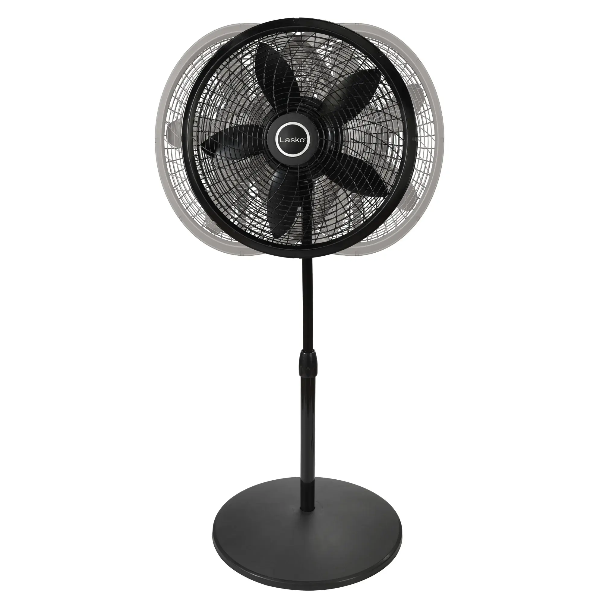 Lasko Cyclone® 18" 3-speed Pedestal Fan (black, model 1823) - Image 6