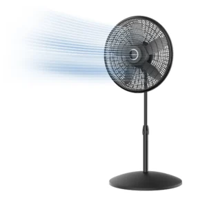 Lasko Cyclone® 18" 3-speed Pedestal Fan (black, model S18910)
