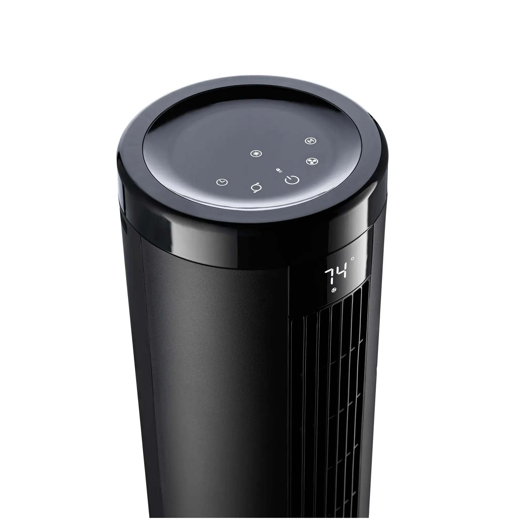 Lasko WhisperForce™ Summit Elevation 8-speed DC Motor Pedestal Tower Fan with Remote & Timer (black, model EST100) - Image 5