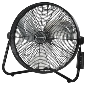 Lasko 20" 3-Speed Pivoting High Velocity Utility Floor or Wall Mount wan with Remote, H20685, Black
