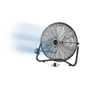 Lasko 20" Max Performance High Velocity Floor Fan with Wall Mount Option and 3 Speeds, 2264QM, Black