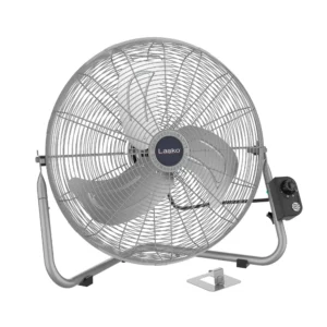 Lasko 20" Max Performance Pivoting High Velocity Floor Fan with Wall Mount Option, 2265QM, Silver