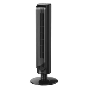 Lasko 32" 3- Speed Oscillating Tower Fan with Timer and Remote Control, T32200, Black