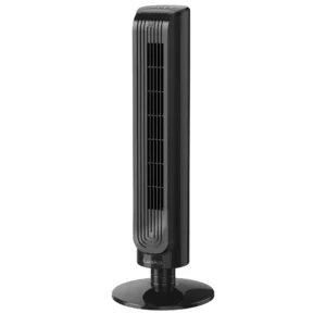 Lasko 32" 3-Speed Oscillating Tower Fan with Timer and Remote, T32202, Black