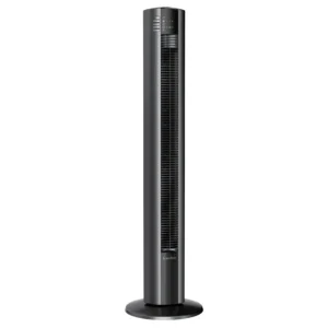 Lasko 48" 3-Speed Oscillating Tower Fan with Remote Control, T48312, Black