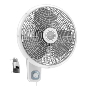 Lasko M16900 16" 3-Speed Oscillating Wall Mount Fan