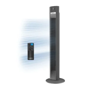 Lasko TDC48 WhisperForce™ DC 48" Tower Fan (12-speed, remote, gray)