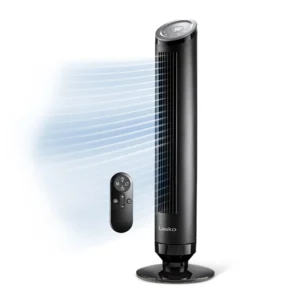Lasko OST100 Summit 36" Tower Fan & Air Cleaner (4-speed, remote, mesh filtration, black)