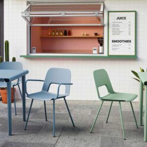 ATBIZ Alma Plastic Armchair & Armless Chair FY-820A/FY-820B