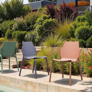 ATBIZ Ambrogio Babila Plastic Armchair & Armless Chair FY-880A/FY-880B